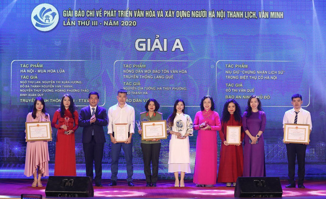 Lùi thời hạn tổ chức Giải báo chí về phát triển văn hóa và xây dựng người Hà Nội thanh lịch, văn minh năm 2021
